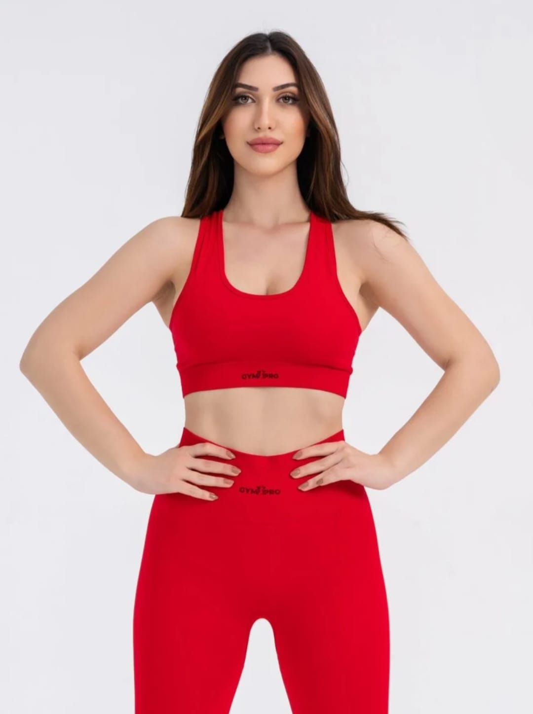 Seamless bra red