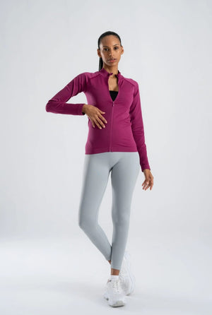 Seamless jacket pink