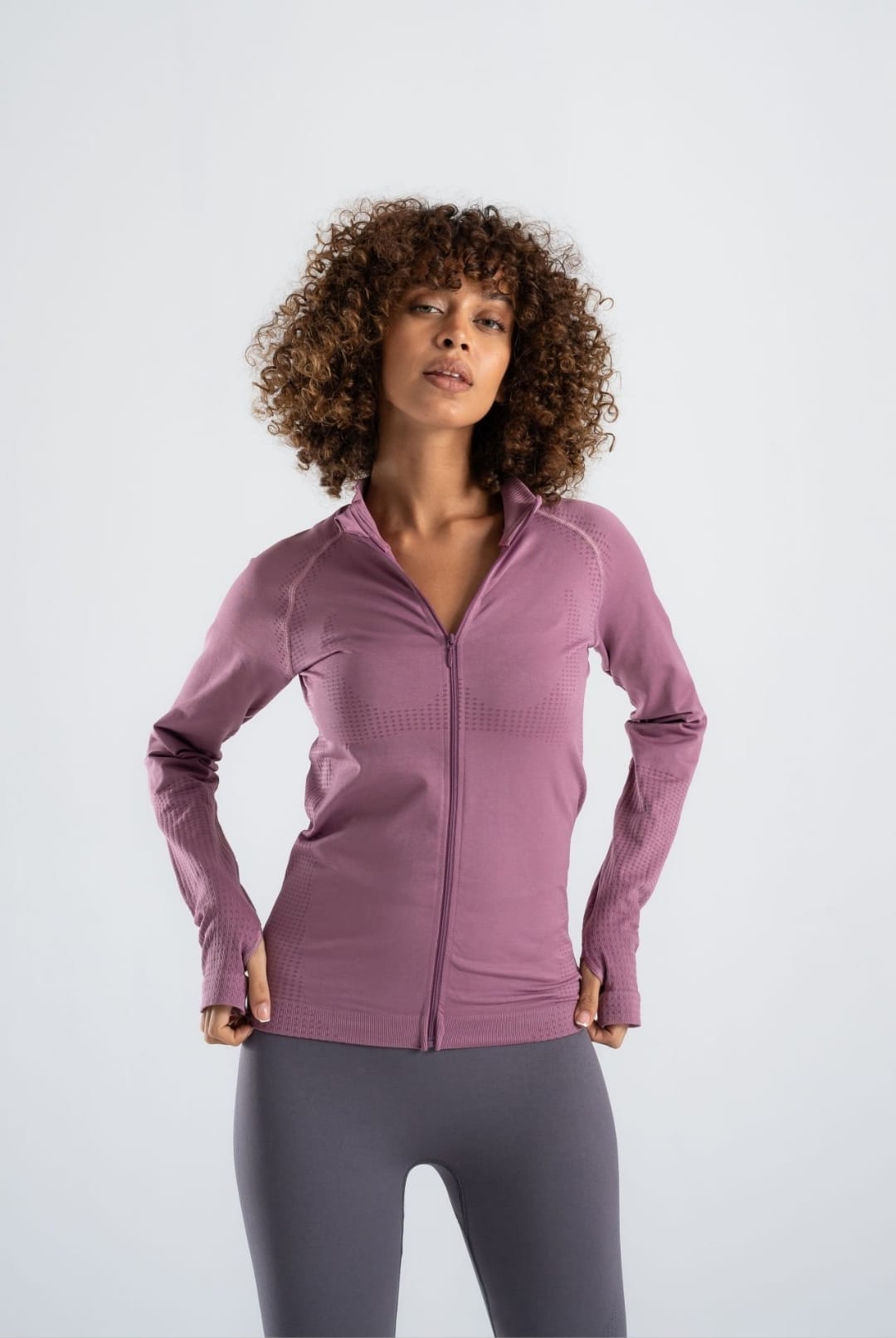 Seamless jacket lila