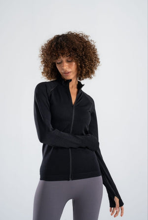 Seamless jacket black