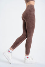 Seamless leggings suite brown