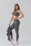 Seamless leggings suite gray