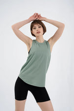 Seamless long t-shirt green