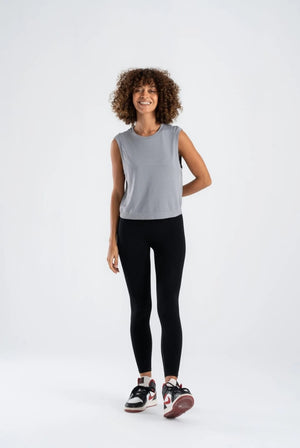 Seamless short t-shirt light gray