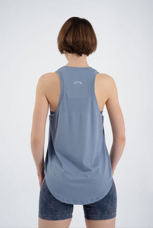 Seamless long t-shirt light blue