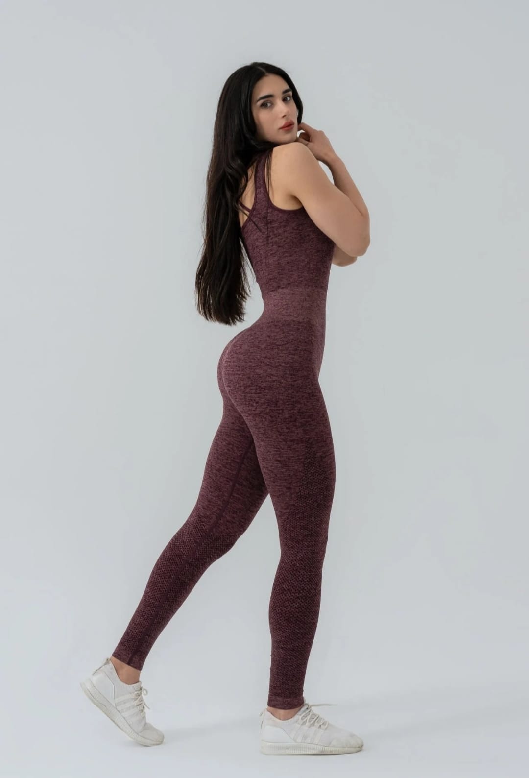 Seamless borda jumpsuit leggings